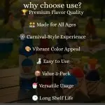 Snow Cone Syrup 3 Pack ( Cherry, Grape and Blue Raspberry) - Image 4