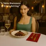 2 Ply red Dinner Napkins- Case - Image 2