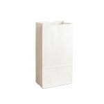 4lb White Bags- Case of 500 Bags