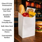 4lb White Bags- Case of 500 Bags - Image 6