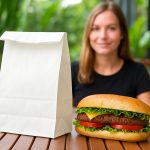 4lb White Bags- Case of 500 Bags - Image 2