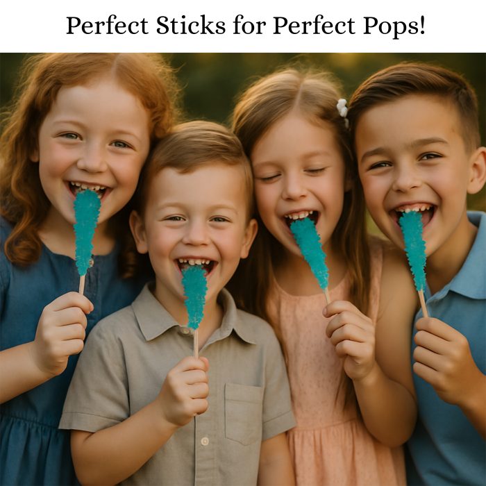 100 Stück Rock Candy Sticks – Holz-Rührstäbchen, 15,2 Cm, Für Getränke & Deko