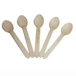 5 1/2" Wood Cutlery Spoons Box (Item Green Spoon 140) - Image 6