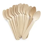 5 1/2" Wood Cutlery Spoons Box (Item Green Spoon 140) - Image 5
