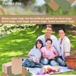 2lb Brown Bags- Case of 500 Bags - Image 3