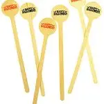 6" Wooden Cocktail/Drink Stirrers