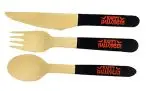 Perfect Stix Disposable Wooden Cutlery Set