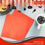 Perfect Stix Halloween Cocktail Napkins, Black and Orange, 200 Count Pack - Image 6