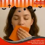 Perfect Stix Halloween Cocktail Napkins, Black and Orange, 200 Count Pack - Image 8