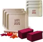 Thanksgiving Plates and Napkins Set