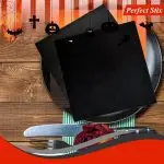 Perfect Stix Halloween Cocktail Napkins, Black and Orange, 200 Count Pack - Image 3