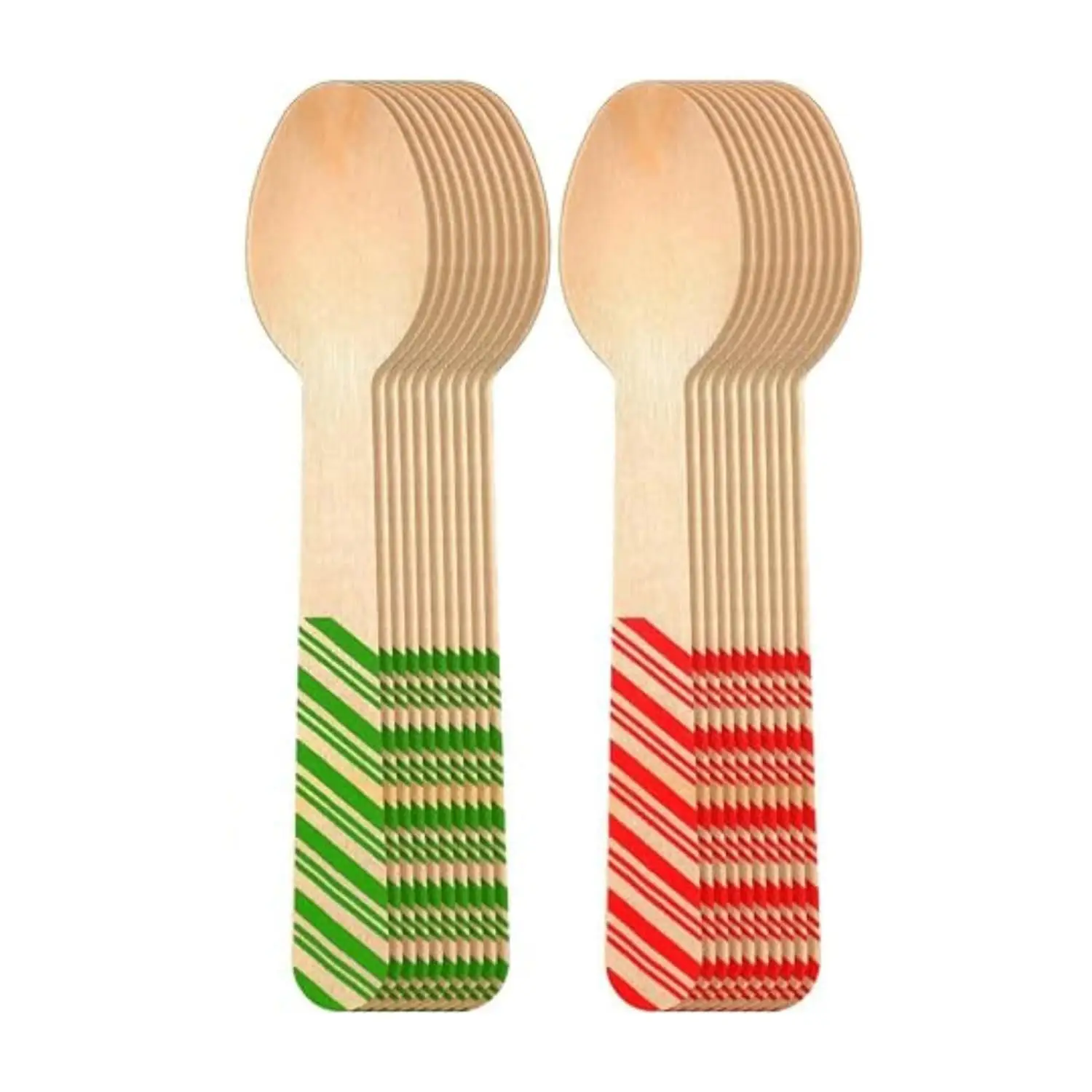 Perfect Stix Red And Green Striped Candy Cane Christmas Wooden Spoons Perfect Stix Red And Green Striped Candy Cane Christmas Wooden Spoons