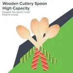 Perfect Stix Red And Green Striped Candy Cane Christmas Wooden Spoons. Pack of 125 Count. 6.25 Inches Wooden Eco-Friendly Spoons. - Image 5