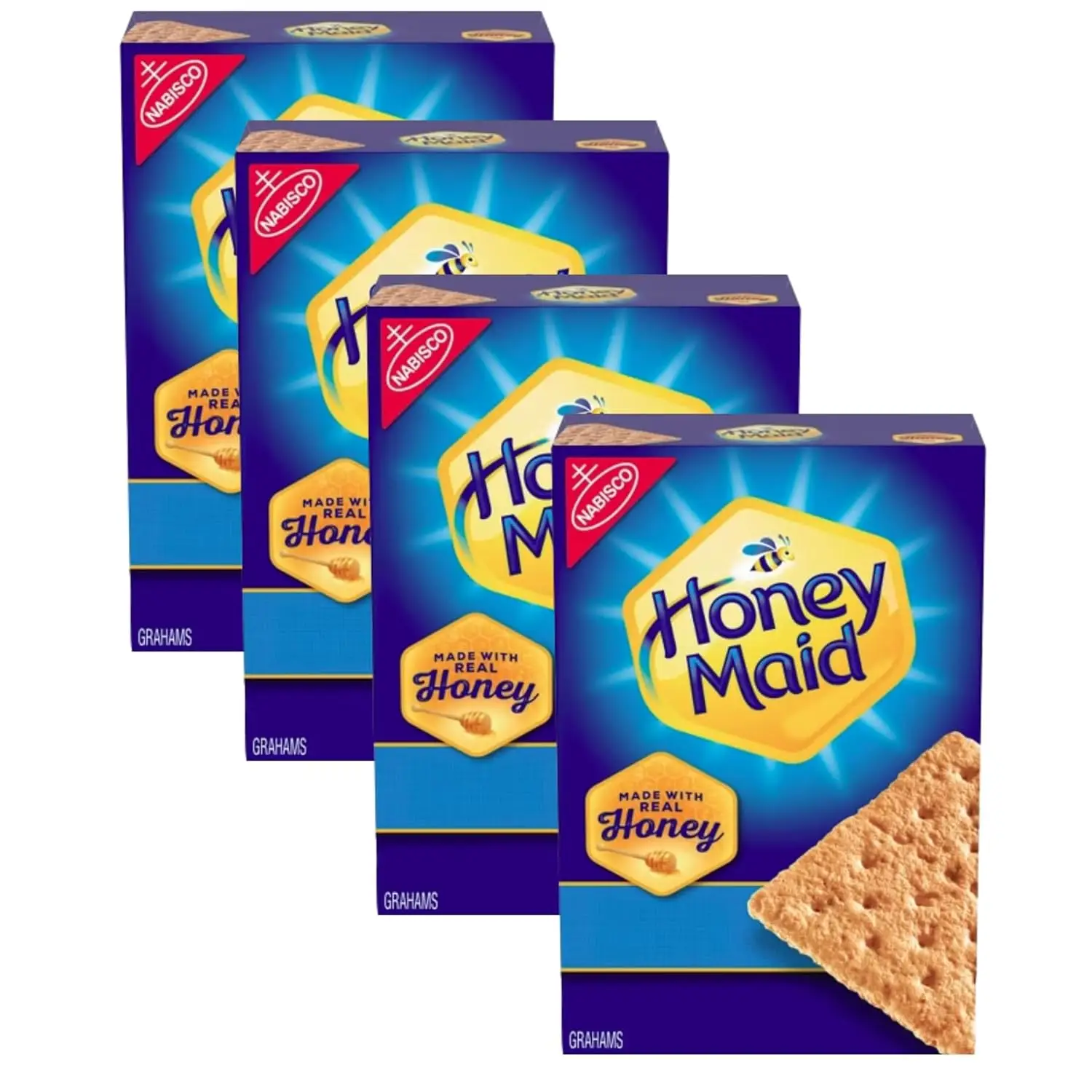 Value Pack Honey Maid Honey Graham Crackers – 14.4 oz Boxes (Pack of 4) – Classic Snack for S’Mores, Baking & Snacking (108 Full Sized Crackers) Value Pack Honey Maid Honey Graham Crackers – 14.4 oz Boxes
