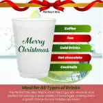 Perfect Stix 16oz Plastic Frost Flex Cups with Merry Christmas Print (Pack of 10ct), Frost Flex 16-Merry Christmas-10ct - Image 6