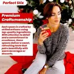 Perfect Stix Christmas Candy Cane Peppermint Spoonz.Edible Stirring Beverage Spoonz. Hot Chocolate Cocoa Tea Coffee Cocktail.Holiday Christmas Spoonz. Pack of 12 Spoonz. - Image 3