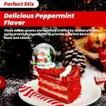 Perfect Stix Christmas Candy Cane Peppermint Spoonz.Edible Stirring Beverage Spoonz. Hot Chocolate Cocoa Tea Coffee Cocktail.Holiday Christmas Spoonz. Pack of 12 Spoonz. - Image 5