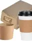 Coffee Sleeves for 10-20oz Cups - Case Pack of 1000 CT, Natural Kraft Brown. Pack of 1000 Count