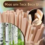 Perfect Stix 5.5 Inches Wooden Coffee Stirrer Sticks, Pack of 1000ct - Image 4