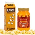 Flavacol Popcorn Seasoning Salt 35oz & Concession Essentials Coconut Oil 32oz Combo Kit