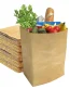 Perfect Stix 57lb Kraft Brown Paper Shopping Bags