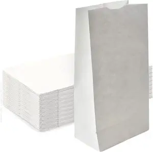 Perfect Stix 4lb White Paper Bags - Pack of 150ct