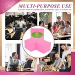 Perfect Stix- 2ply Pink Beverage Napkins -5" x 5"-Pack of 100ct - Image 7