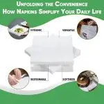 Perfect Stix 1 Ply Paper Lunch Napkins - White - Image 2