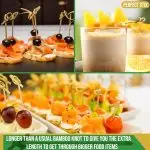 7 Inch Bamboo Knot Picks - Appetizer, Sandwich, & Cocktail Drinks Skewer Toothpick - Image 8