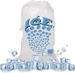 Perfect Stix 8 lbs Plastic Drawstring Ice Bag