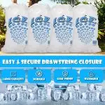 Perfect Stix 8 lbs Plastic Drawstring Ice Bag