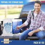 Perfect Stix 5 lbs Plastic Drawstring Ice Bag - Image 3