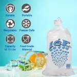 Perfect Stix 100 Ice Bag with Twist Tie Enclosure, 10 lbs (Pack of 100)