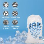 Perfect Stix 5 lbs Plastic Drawstring Ice Bag - Image 4