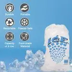 Perfect Stix 5 lbs Plastic Drawstring Ice Bag - Image 4